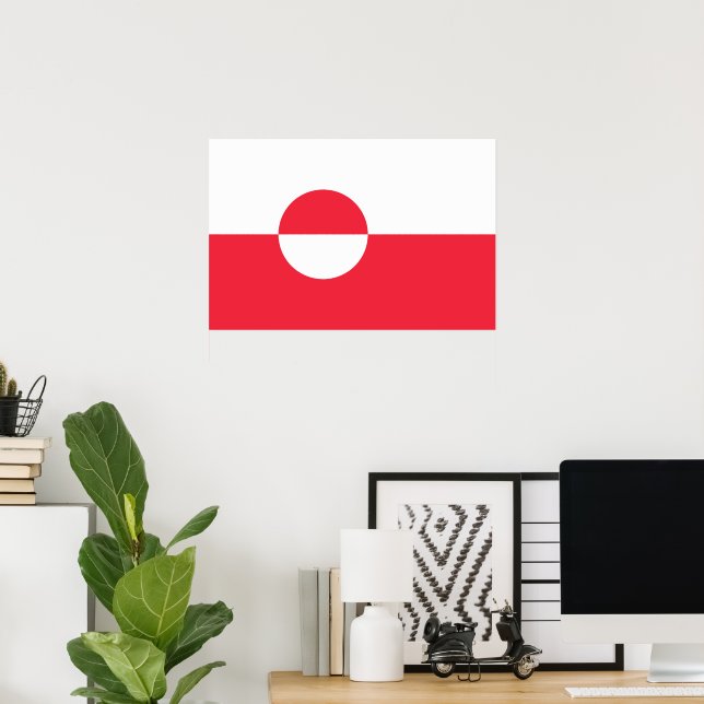 Greenland flag poster (Home Office)