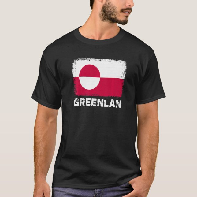 Greenland Flag  Support Greenlandic People Women M T-Shirt (Front)