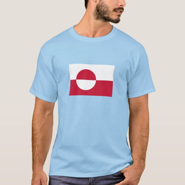 Greenland Flag T-Shirt (Front)