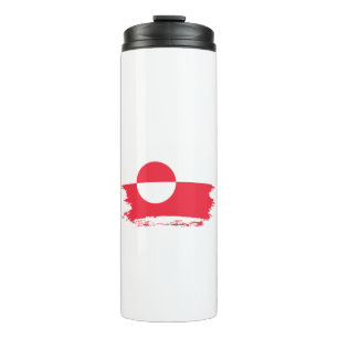 Greenland flag thermal tumbler
