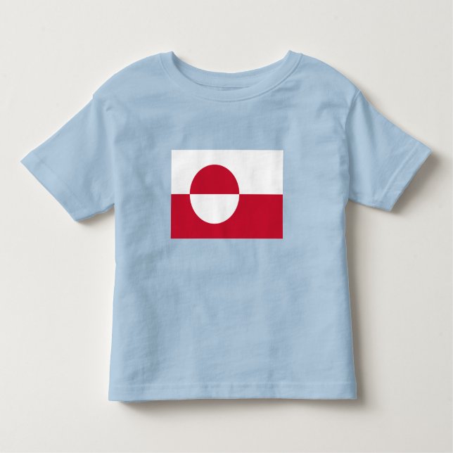 Greenland Flag Toddler T-Shirt (Front)