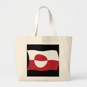 Greenland Flag Tote Bag
