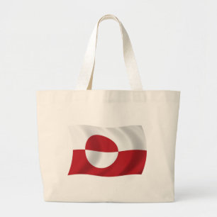 Greenland Flag Tote Bag