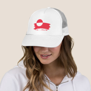 Greenland flag trucker hat