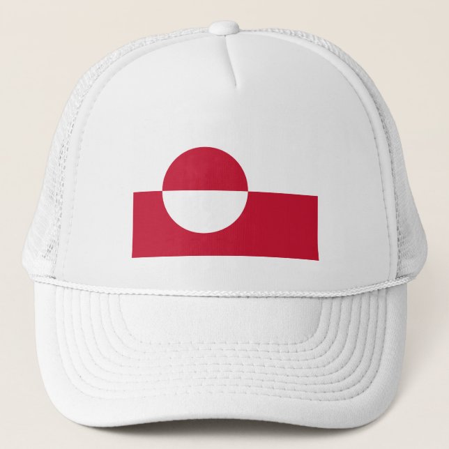 Greenland Flag Trucker Hat (Front)