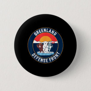 Greenland Guard lar Bear Spear Arctic Emblem 6 Cm Round Badge