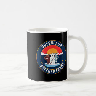 Greenland Guard lar Bear Spear Arctic Emblem Coffee Mug
