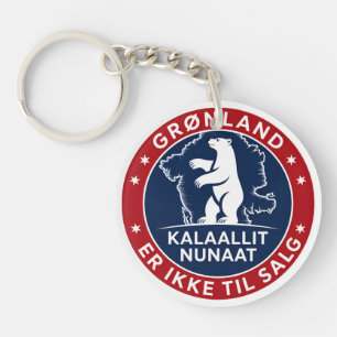 Greenland is not for sale  key ring