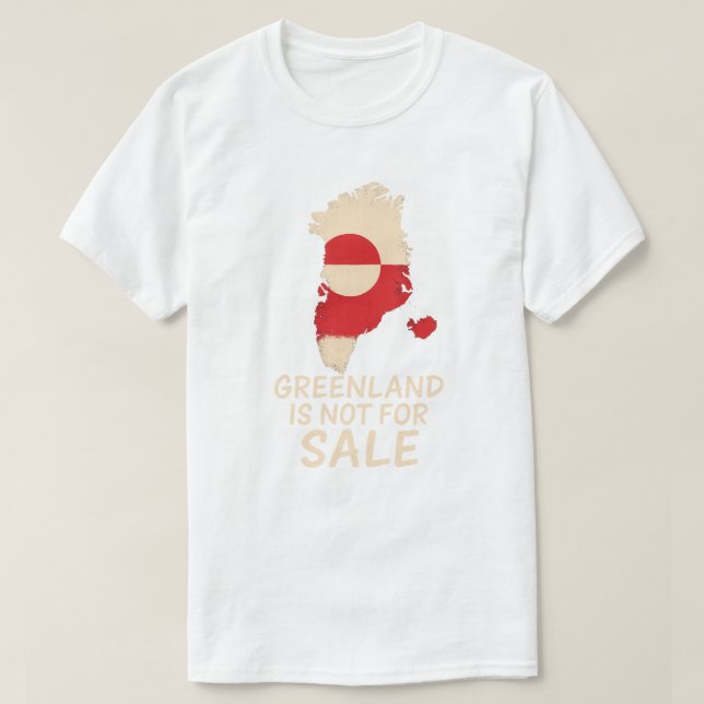 GREENLAND IS NOT FOR SALE T-Shirt (Design Front)