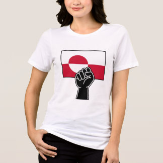 Greenland Is Not For Sale T-Shirt | Political Free Tri-Blend Shirt