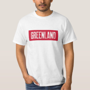 Greenland Kalaallit Nunaat Red Typography T-Shirt