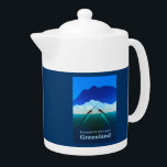 Greenland - Narwhal<br><div class="desc">Whales with spears. Two male narwhal "tusking, " crossing their tusks, with sea ice and the mainland of Greenland in the background. Text reading "Greenland" and "Kalaallit Nunaat" (Greenland in Greenlandic) also appears. The purpose of tusking, a common activity during warmer parts of the year, is unknown. It may be...</div>
