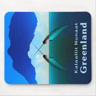 Greenland - Narwhal Mouse Pad