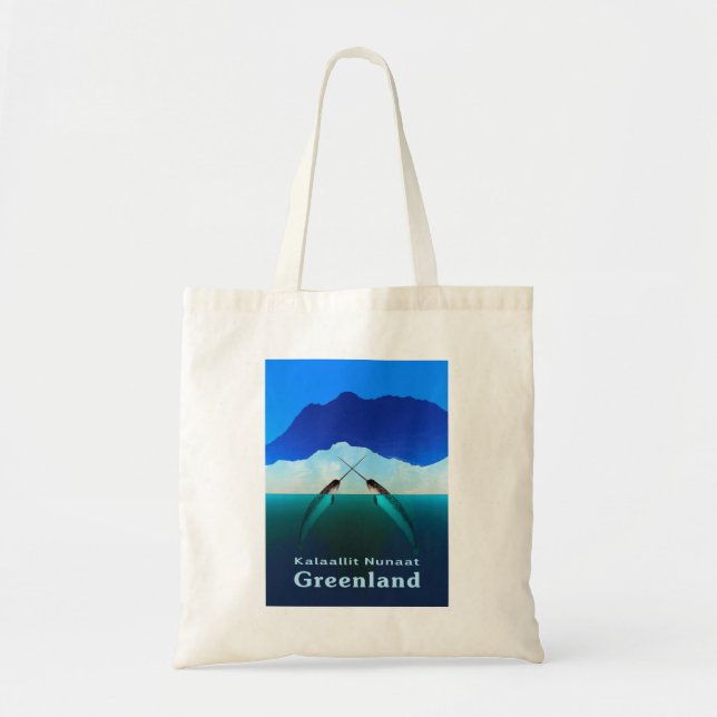 Greenland - Narwhal Tote Bag (Front)