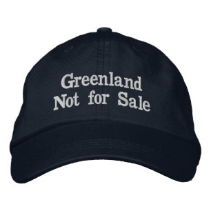 Greenland Not for Sale Embroidered Hat