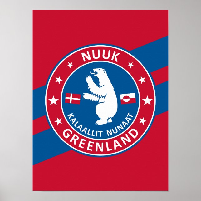Greenland Nuuk Poster (Front)