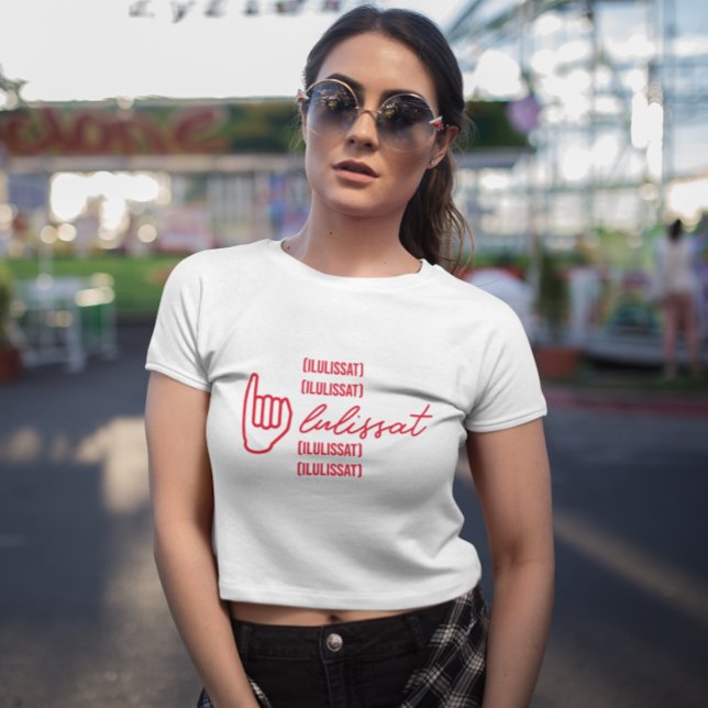 Greenland Sign Language I For Ilulissat  T-Shirt (Creator Uploaded)