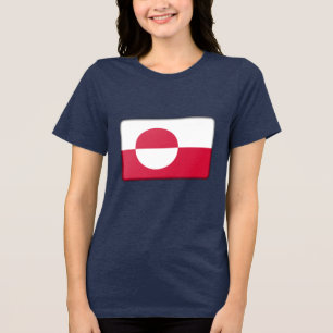 GREENLAND Special Tourist Gift Classic Custom Tri-Blend Shirt