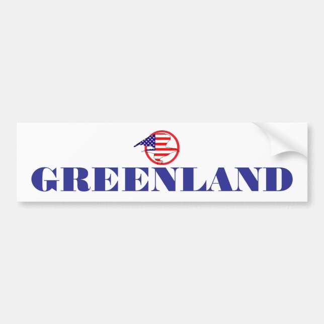Greenland USA join the new Golden Age America Bumper Sticker (Front)