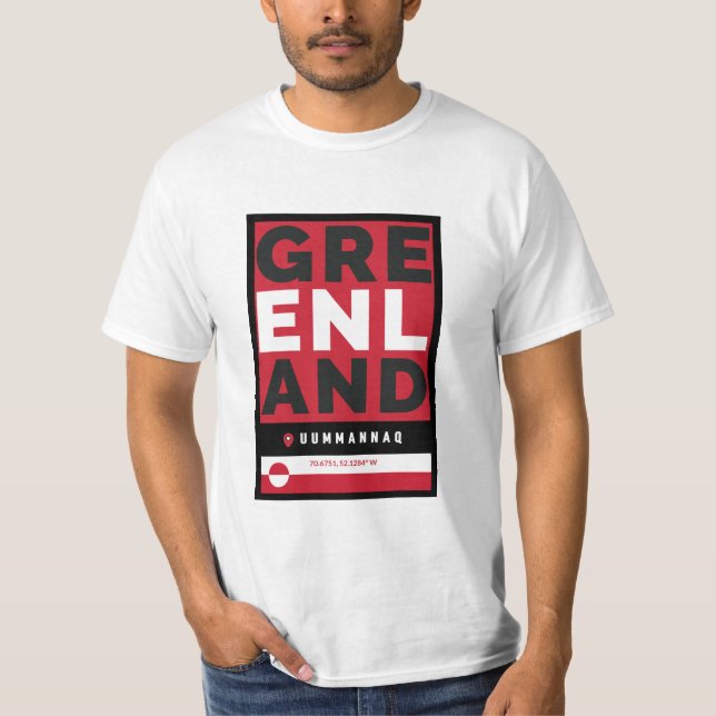 Greenland Uummannaq Arctic Travel Destination T-Shirt (Front)