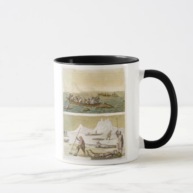 Greenland: Whale fishing and Seal hunting, from 'L Mug (Right)
