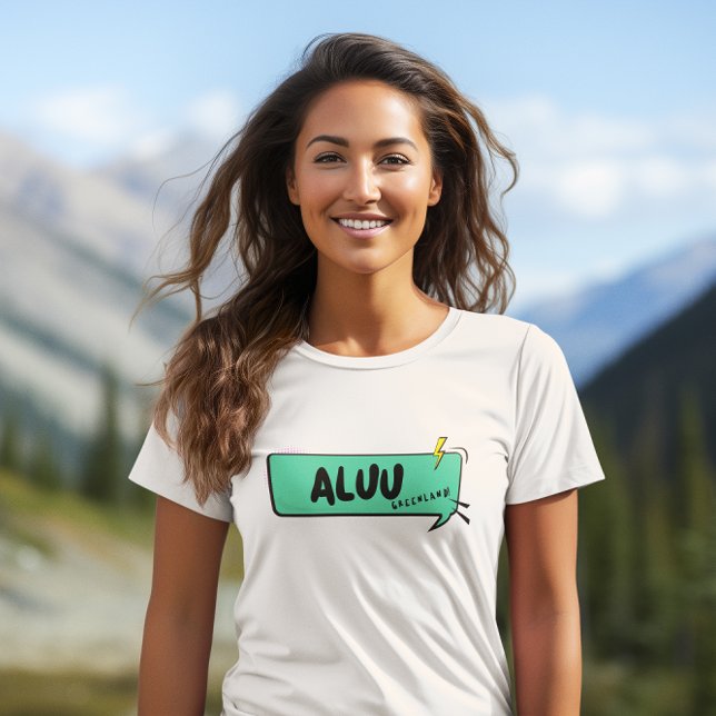 Greenlandic Hello Aluu Greenlander Greenland T-Shirt (Creator Uploaded)