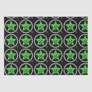 Greenleaf Pentagram Tissue Paper