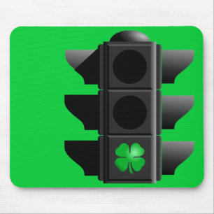 greenlight shamrock. mouse pad