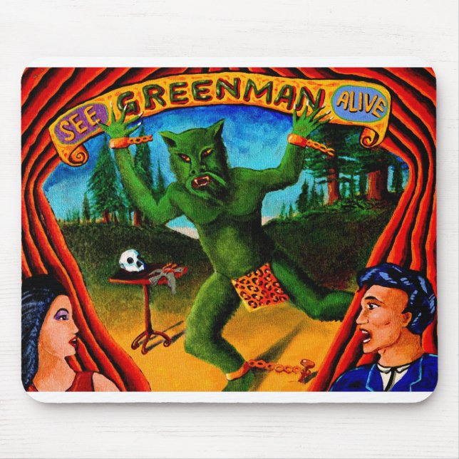 greenman6x mouse pad (Front)