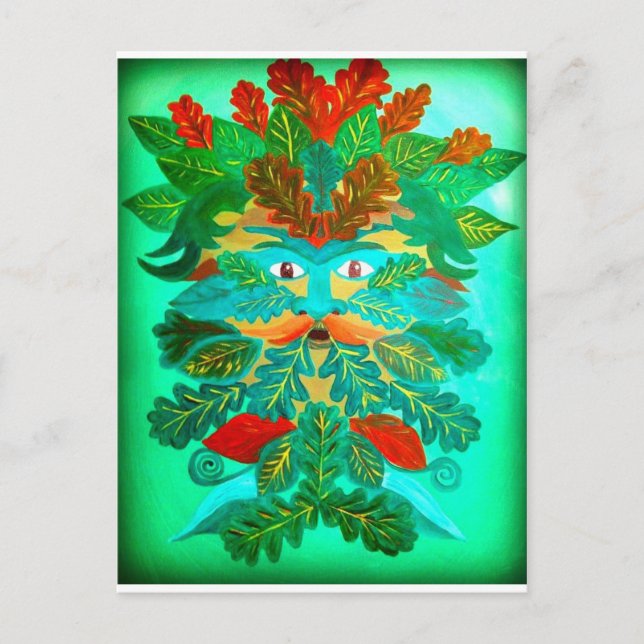 Greenman Postcard (Front)