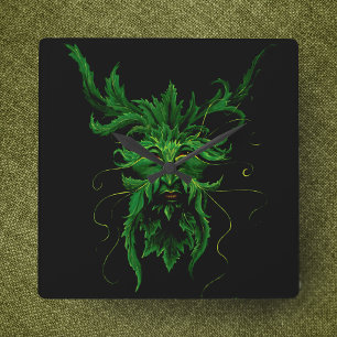 Greenman Square Wall Clock