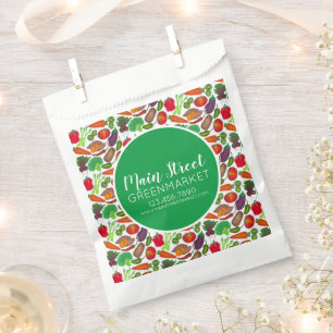 Greenmarket Grocery Store Vegetable Garden Produce Favour Bag