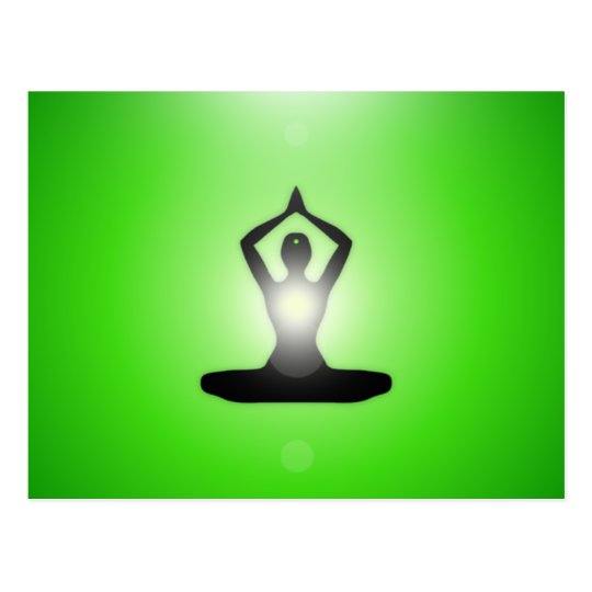 GreenMe Zen Meditation Postcard