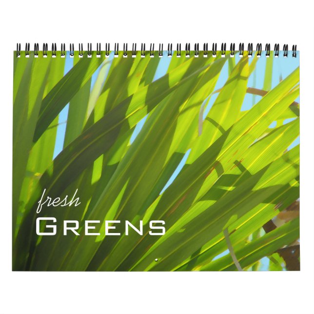 Greens in Nature Calendar (Cover)