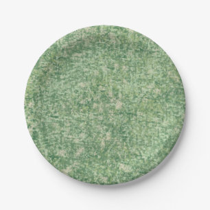 Greens Textured by Shirley Taylor Paper Plate