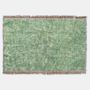 Greens Textured by Shirley Taylor Throw Blanket