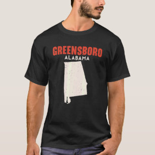 Greensboro Alabama USA State America Travel T-Shirt