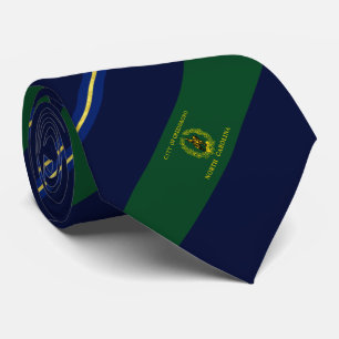 Greensboro city (North Carolina) flag Neck Tie