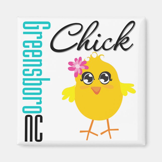Greensboro NC Chick Magnet (Front)