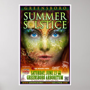 Greensboro Summer Solstice 2018 Souvenir Poster
