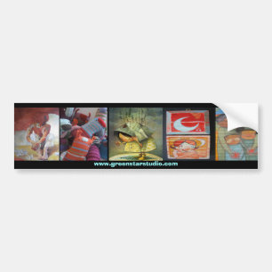 greenstarstudio bumpersticker bumper sticker