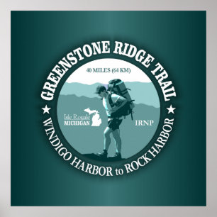 Greenstone Ridge Trail (rd) Poster