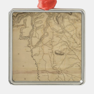 Greenville District, South Carolina Metal Ornament