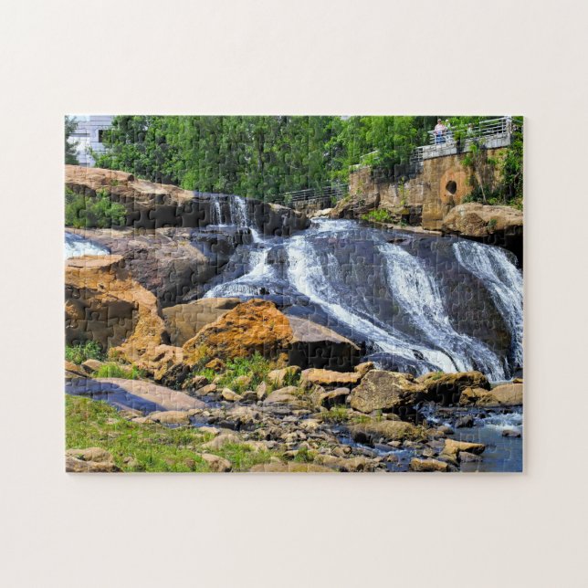 Greenville Falls South Carolina. Jigsaw Puzzle (Horizontal)