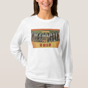 Greenville, Ohio - Large Letter Scenes T-Shirt