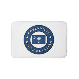 Greenville South Carolina Bath Mat