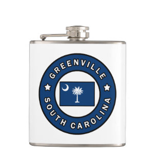 Greenville South Carolina Hip Flask
