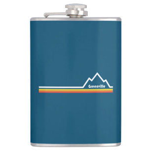 Greenville, South Carolina Hip Flask