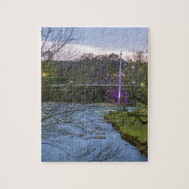 greenville south carolina liberty bridge jigsaw puzzle (Vertical)