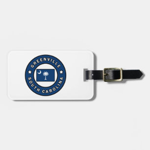 Greenville South Carolina Luggage Tag